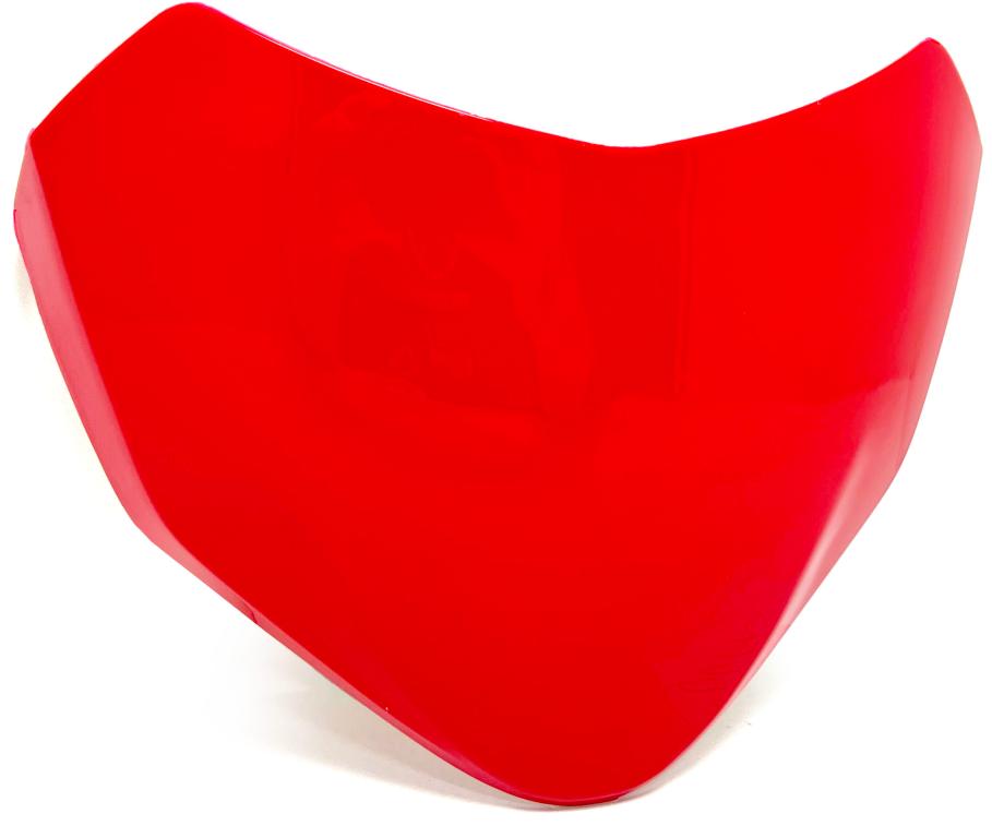 CARENAGEM FRONTAL FAROL PASTICO POP 110i 16-25 VERMELHO ''U1º''