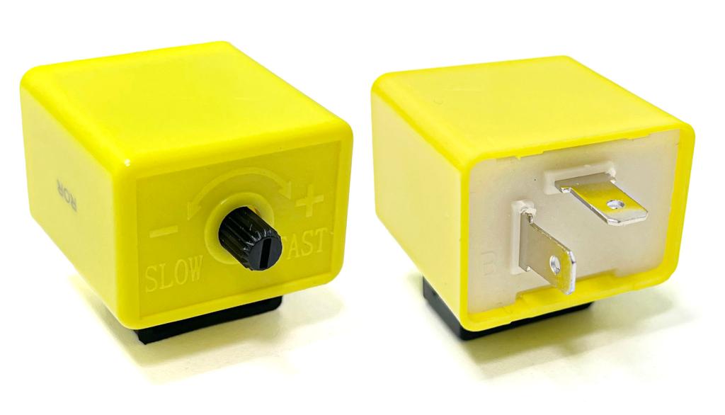 RELE PISCA 2PINOS P/LED 12V COM REGULAGEM UNIVERSAL EMBUS