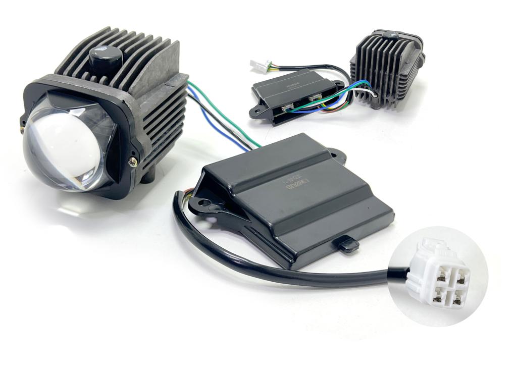 FAROL PROJETOR LED COM MODULO MT-03 ABS 22-26 12VX17/29W EMBUS