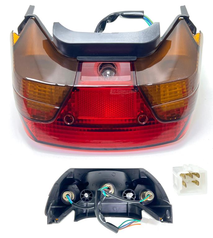 LANTERNA TRASEIRA CRYPTON 105 98-05 VERMELHA EMBUS