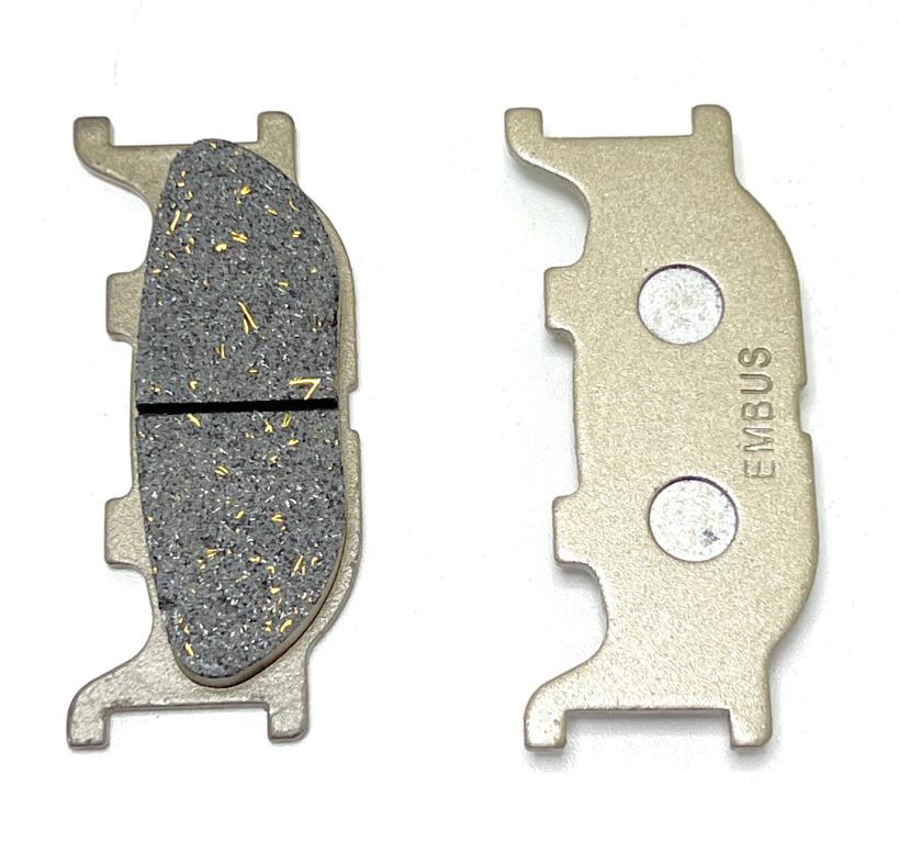 PASTILHA FREIO DIANTEIRO DAFRA KANSAS 150 08-11/SUNDOWN MAX 125 98-00/VIRAGO 250 95-00  EMBUS