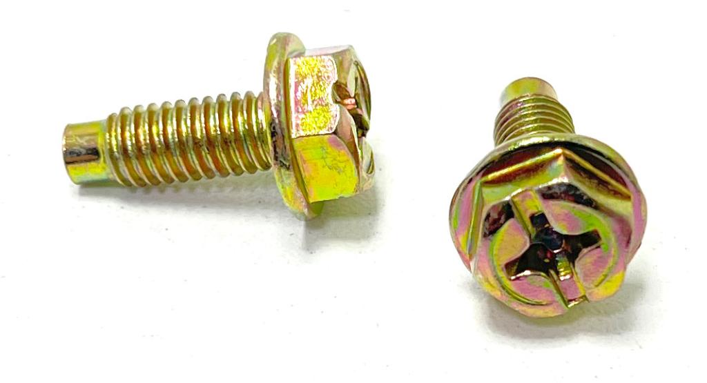 PARAFUSO FLANGE 6X14 FIXAR TAMPA LATERAL NXR 125-1 50 BROS 2003-2015 CHAVE 10MM EMBUS