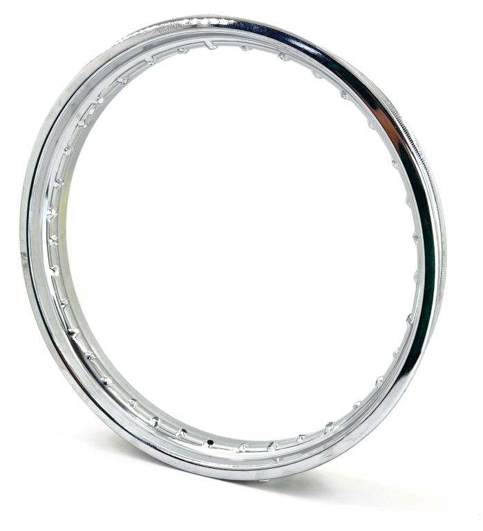 ARO RODA FERRO TRASEIRO 1.85X18 TITAN/FAN 125-150- 160 00-18/START 160 16-18/FACTOR 125 09-15/YBR 125 00-08 CROMADO EMBU