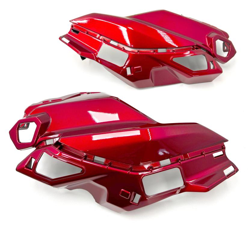 CARENAGEM LATERAL (BANANINHA) SUZUKI HAOJUE DR 160 25-26 VERMELHA EMBUS