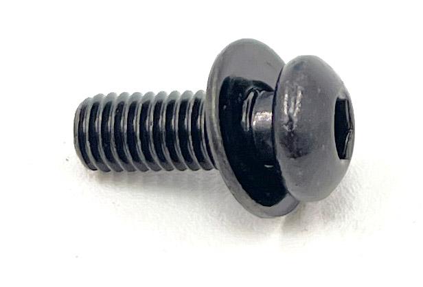 PARAFUSO ALLEN 6X16 PROTETOR ESCAPE FZ15 ABS 23-26 /FZ25 ABS 18-25 PRETO C/ARRUELA EMBUS