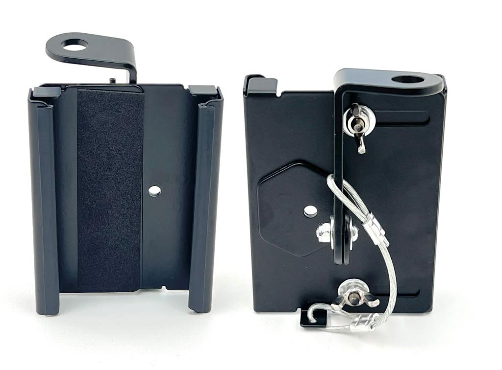 SUPORTE CELULAR MOTTU MOTOBOY REFORCADO 2.MM (ENCA IXE NO PARAFUSO DO RETROVISOR UNIVERSAL FERRO EMB US