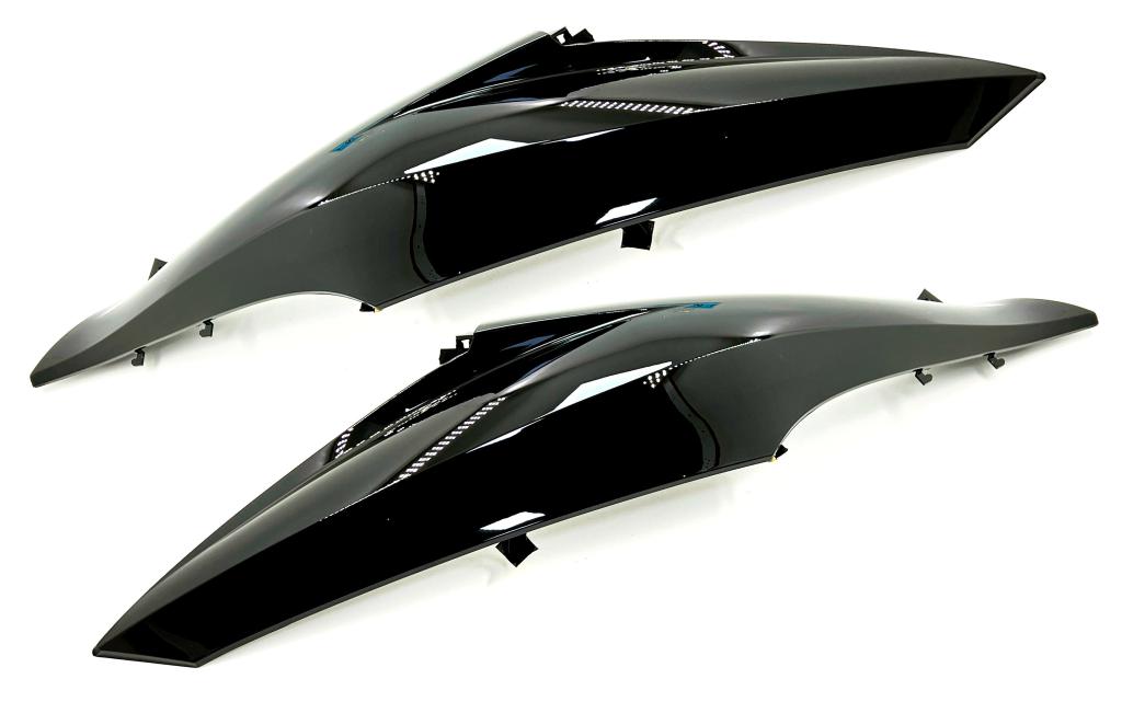 TAMPA LATERAL TRASEIRA PCX 150 2014-2015 PRETO DIR /ESQ. (PAR) EMBUS