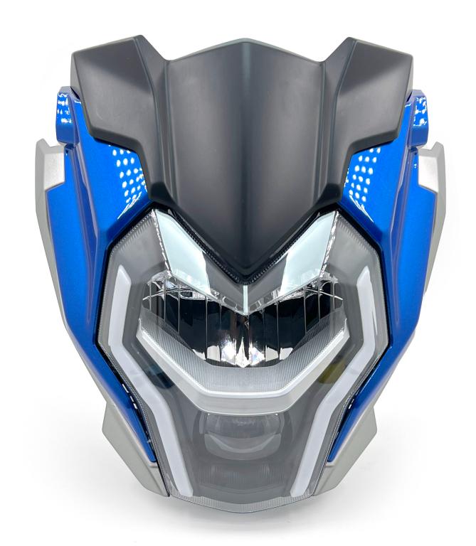 FAROL LED COMPLETO SUZUKI HAOJUE DR 160 2025-2026 C/BANANINHA EMBUS