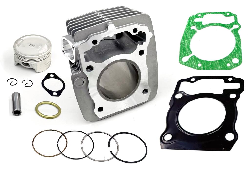 CILINDRO MOTOR KIT COMPETICAO 170CC (PISTAO+ANEL+P INO+TRAVA) PARA TITAN 150 04-15/FAN 150 09-15/NXR 06-15 BROS 4MM 61.3