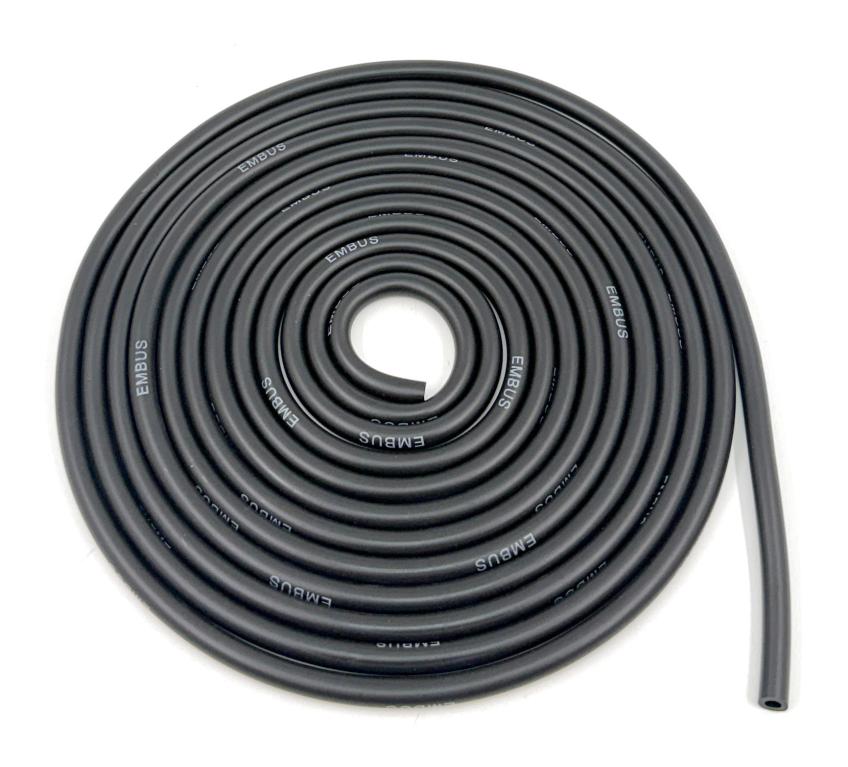 MANGUEIRA GASOLINA UNIVERSAL 5 METROS PRETA EMBUS