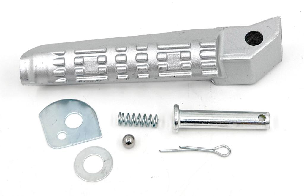 PEDALEIRA TRASEIRA COMPLETA FAZER 250 05-08 ESQUER DA ALUMINIO EMBUS