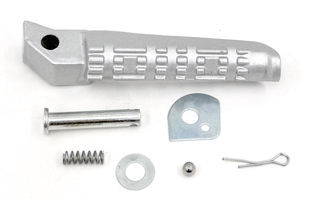 PEDALEIRA TRASEIRA COMPLETA FAZER 250 05-08 DIREIT A ALUMINIO EMBUS