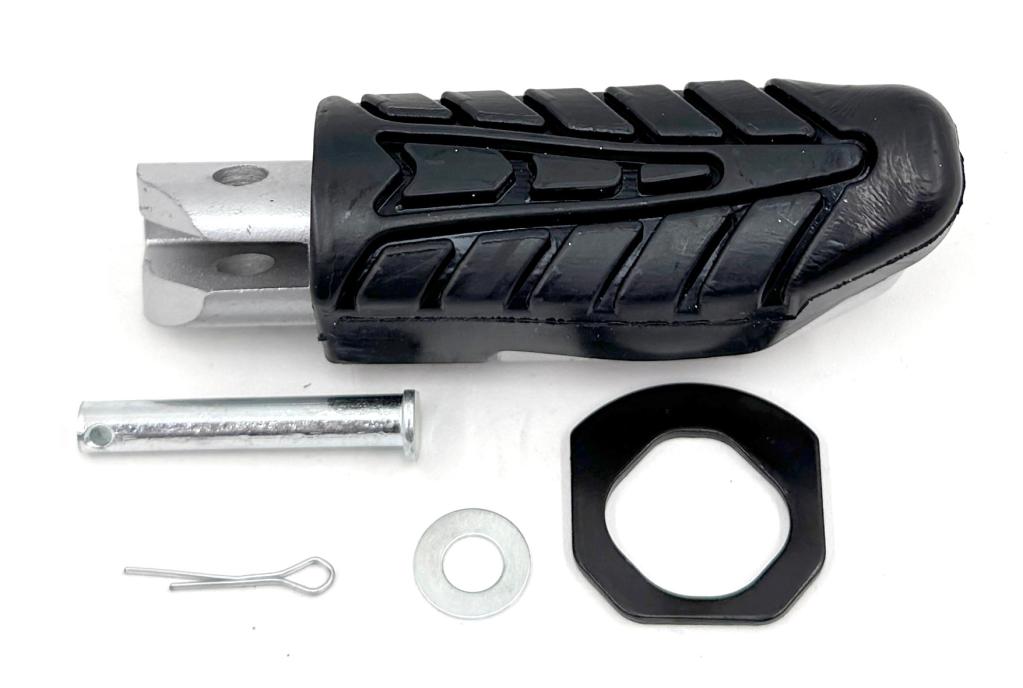 PEDALEIRA TRASEIRA COMPLETA TITAN 160/FAN 160/STAR T 160 16-24/CB 250F 16-23 TWISTER/NXR 160 16-23 BR OS PRETA DIREITA E