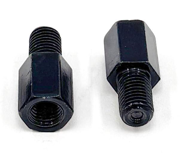 ADAPTADOR RETROVISOR ROSCA 10MM INTERNA HONDA E ROSCA 10MM EXTERNA YAMAHA INVERTIDA EMBUS