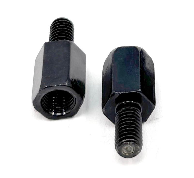 ADAPTADOR RETROVISOR ROSCA 10MM INTERNA HONDA E ROSCA 8MM EXTERNA YAMAHA INVERTIDA EMBUS