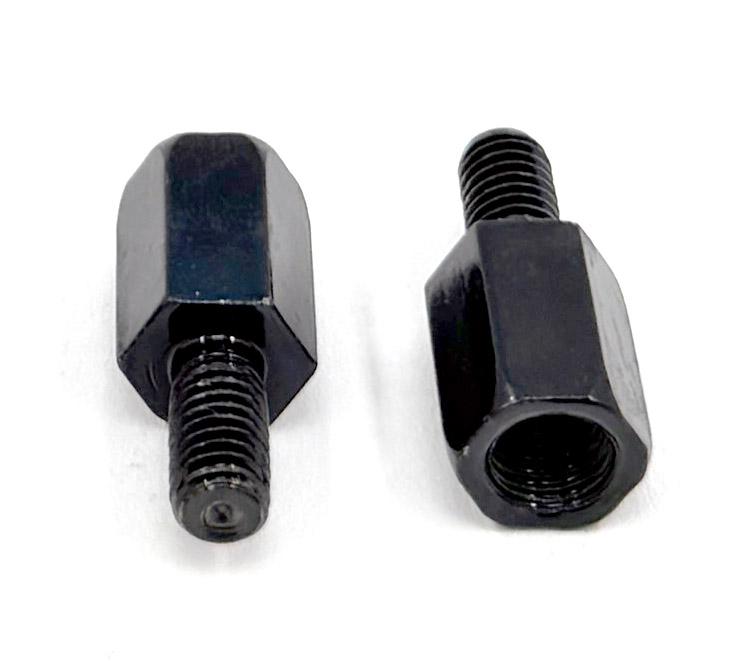 ADAPTADOR RETROVISOR ROSCA 10MM INTERNA YAMAHA INVERTIDA E ROSCA 8MM EXTERNA HONDA EMBUS