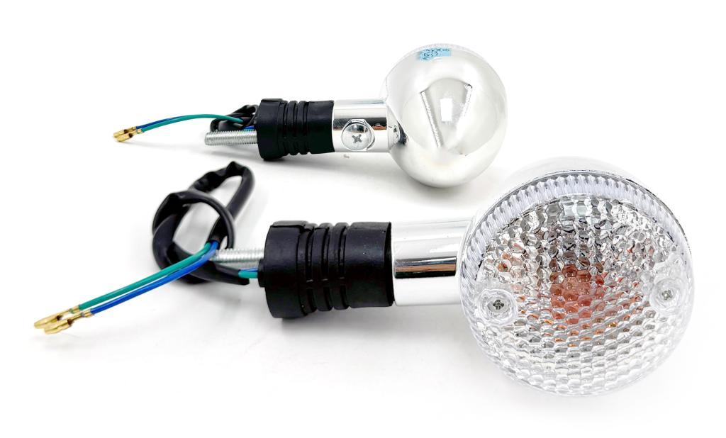 PISCA SHADOW 600 98-05/SHADOW 750 07-14/MAGNA 250 95-08/MAGNA 750 94-98 CROMADO TRASEIRO DIREITO LENTE CRISTAL EMBUS MOD