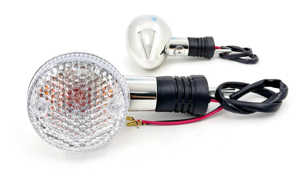 PISCA SHADOW 600 98-05/SHADOW 750 07-14/MAGNA 250 95-08/MAGNA 750 94-98 CROMADO TRASEIRO ESQUERDO LENTE CRISTAL EMBUS MO