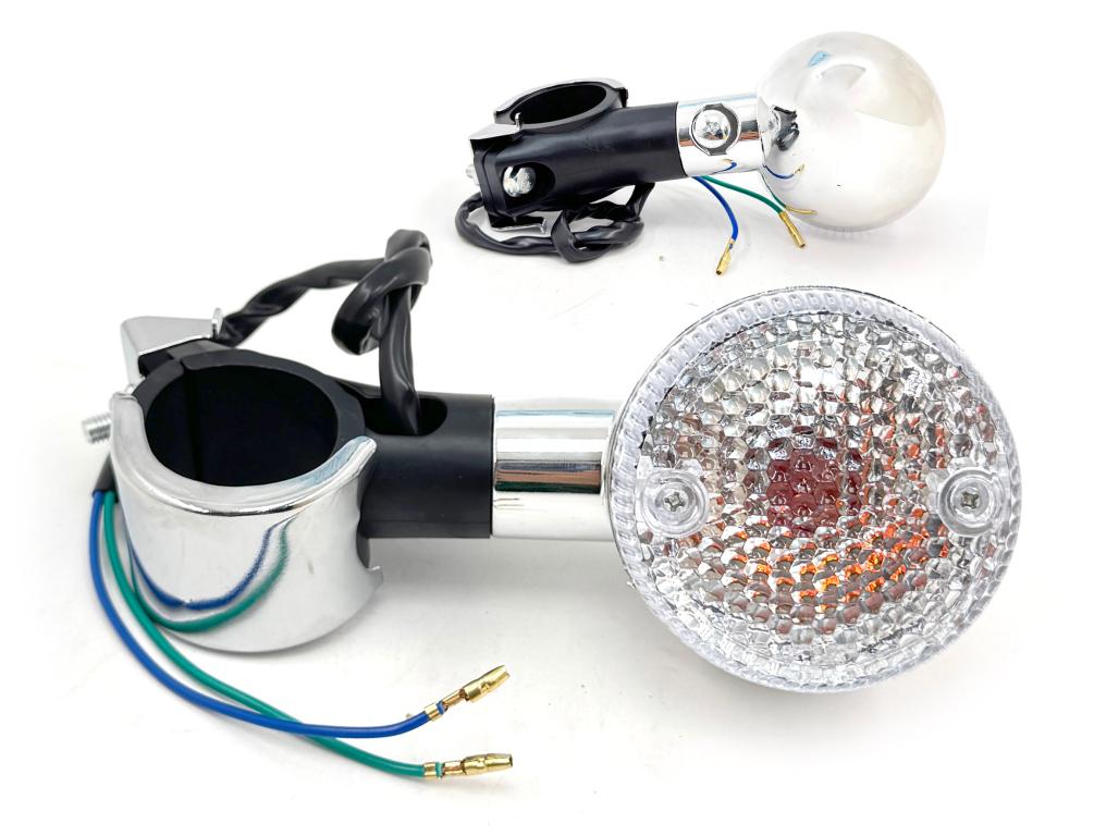 PISCA SHADOW 600 98-05/SHADOW 750 07-14/MAGNA 250 95-08/MAGNA 750 94-98 CROMADO DIANTEIRO DIREITO LENTE CRISTAL EMBUS MO