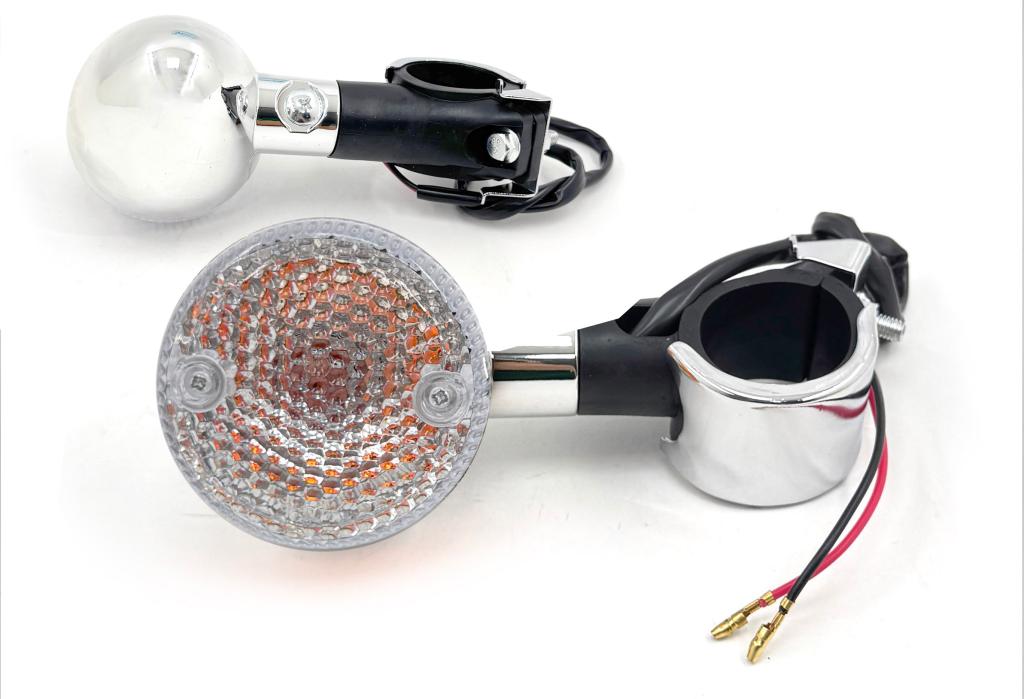 PISCA SHADOW 600 98-05/SHADOW 750 07-14/MAGNA 250 95-08/MAGNA 750 94-98 CROMADO DIANTEIRO ESQUERDO LENTE CRISTAL EMBUS M
