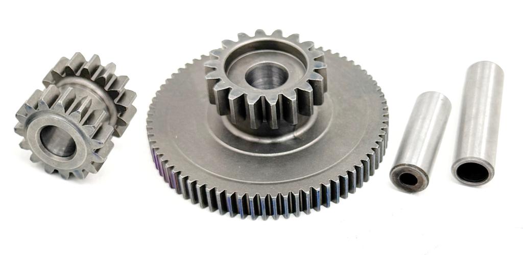 ENGRENAGEM REDUCAO PARTIDA FAZER 250 06-17/XTZ 250 08-17 LANDER/TENERE 250 11-17 (KIT 2-ENG 72DX18D-15D 2-PINO) "U1º"