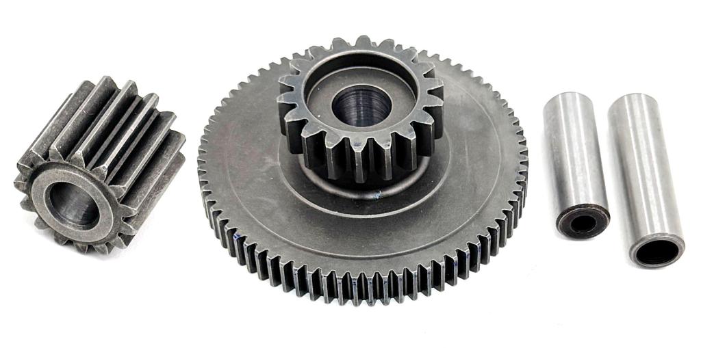 ENGRENAGEM REDUCAO PARTIDA FZ25 18-24/XTZ 250 19-24 LANDER/TENERE 250 19-24 (KIT 2-ENG 72DX18D-15D 2-PINO) "U1º"