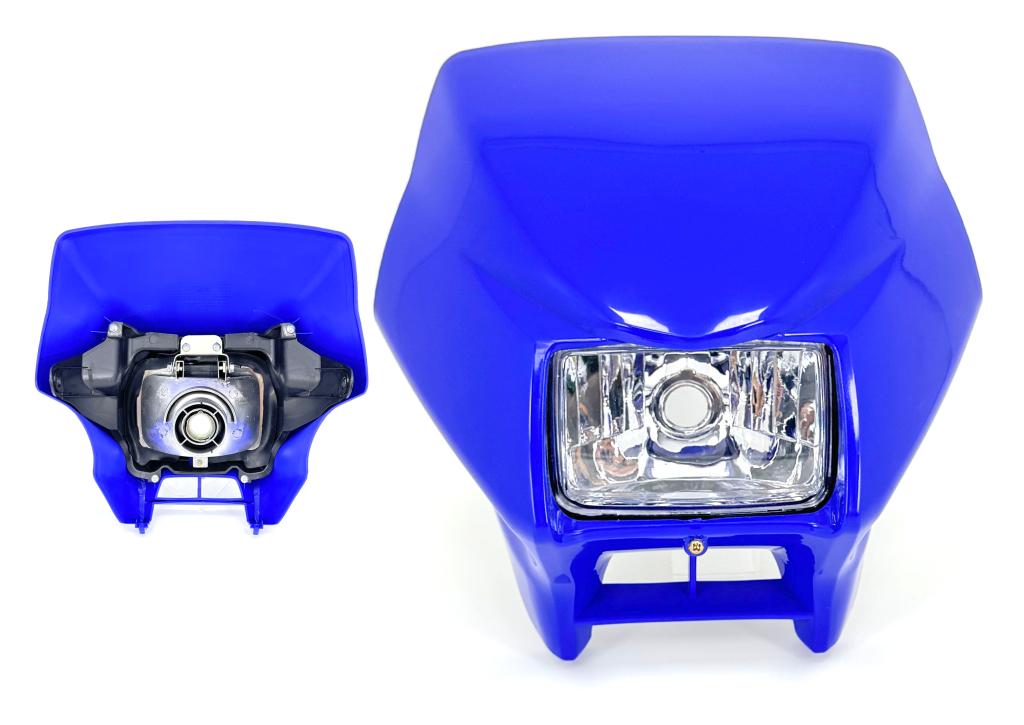 FAROL COMPLETO NXR 125-150 03-08 BROS AZUL S/LAMP. NOVIDADE