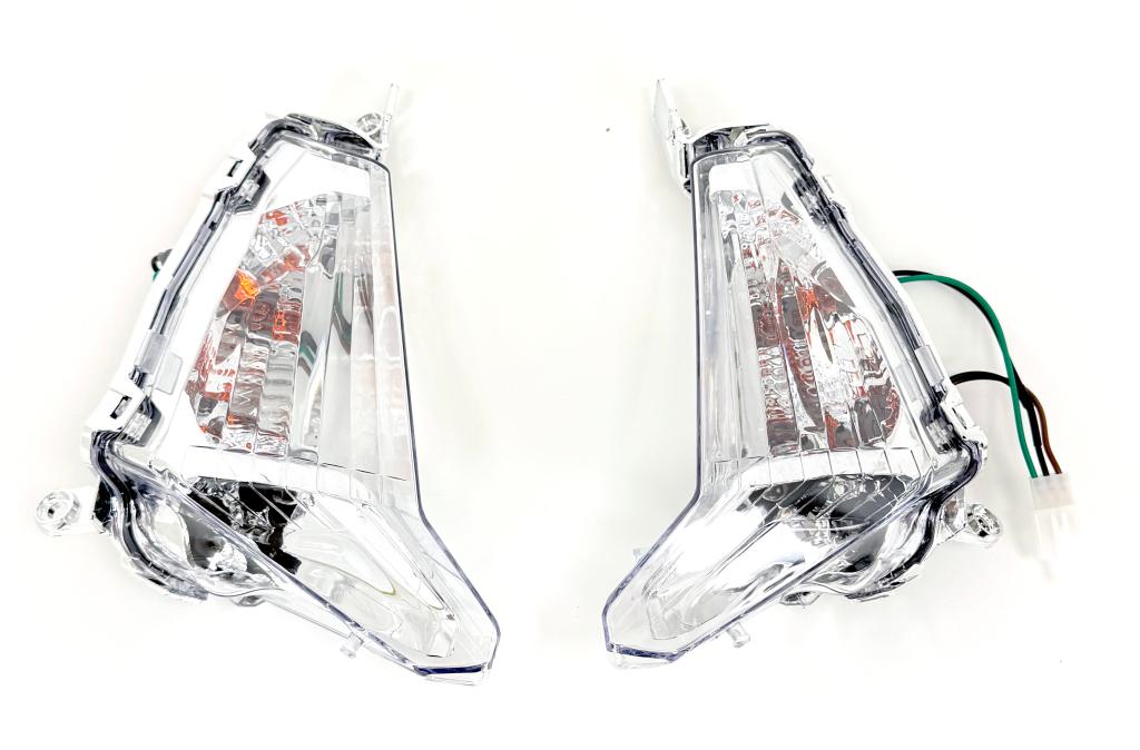 PISCA NEO 125 17-25 DIANTEIRO ESQUERDO/DIREITO LENTE CRISTAL (PAR) EMBUS NOVIDADE