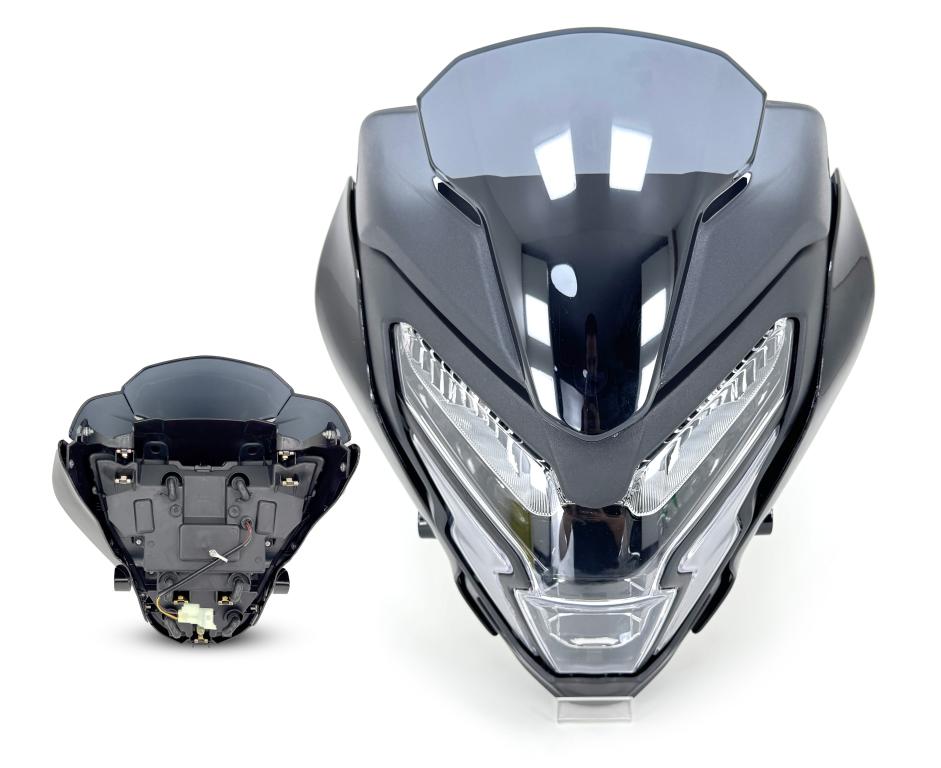 FAROL LED COMPLETO BAJAJ DOMINAR NS 160 25-26/NS 200 25-26 EMBUS NOVIDADE