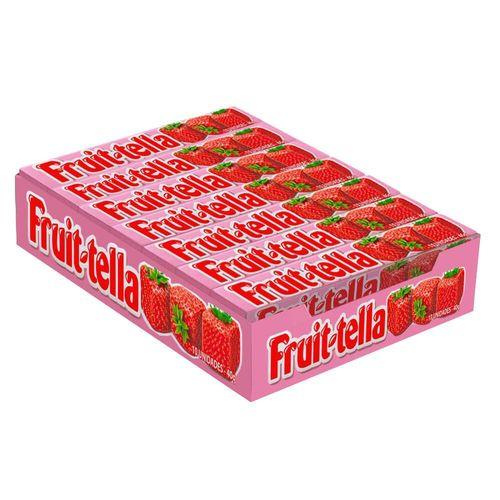 FRUITTELLA MASTIGAVEL MORANGO 40G C/16