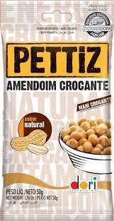 AMENDOIM DORI PETTIZ NATURAL CROCANTE 50G