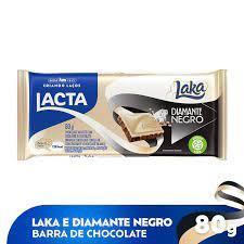 BARRA-CHOCOLATE LACTA DIAMANTE  NEGRO/LAKA  17x80G