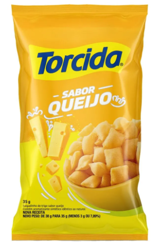 SALGADINHO TORCIDA  QUEIJO  35G