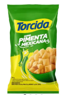 SALGADINHO TORCIDA  PIMENTA MEXICANA  35G