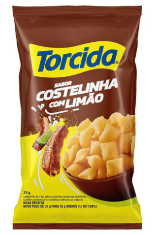 SALGADINHO TORCIDA  COSTELA C/  LIMÃO  35G