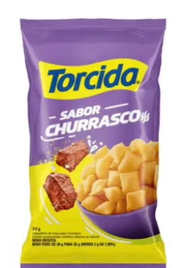 SALGADINHO TORCIDA  CHURRASCO  35G
