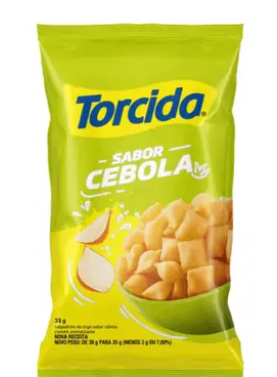 SALGADINHO TORCIDA  CEBOLA 35G