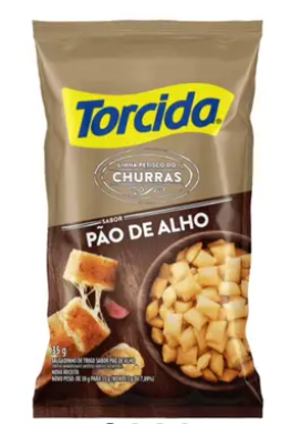 SALGADINHO TORCIDA  PÃO DE  ALHO 35G