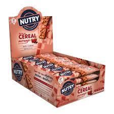 BARRA CEREAL NUTRY MORANGO COM CHOCOLATE 24X22G