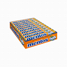MENTOS STICK FANTA LARANJA  37,5G C/16