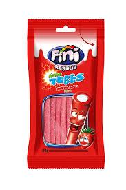 BALA FINI TUBES MORANGO CITRICO 12X80G