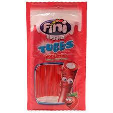 BALA FINI TUBES MORANGO  12X80G