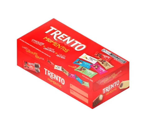 WAFER CAIXA TRENTO MOMENTOS 12X16G