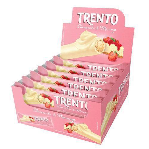 WAFER TRENTO CHESSECAKE DE MORANGO 29GX16