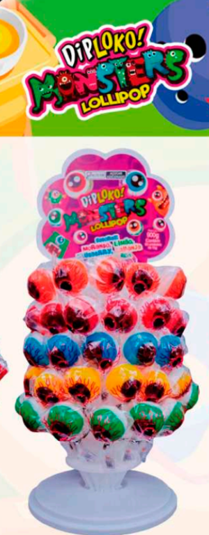 DIPLOKO LOLLIPOP MONSTER 60X15G