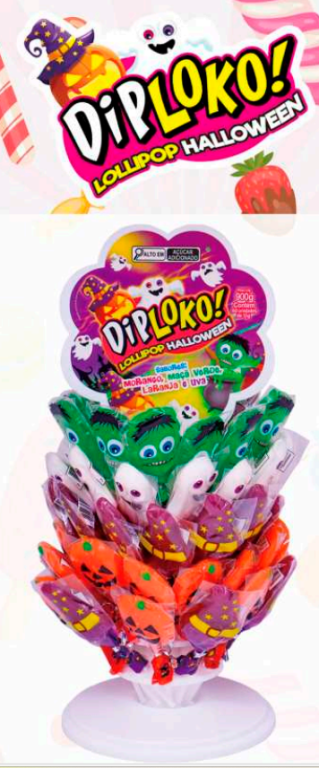 DIPLOKO LOLLIPOP HALLOWEEN 60X15G