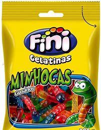 BALA FINI GELATINA MINHOCAS BRILHO  12X80G