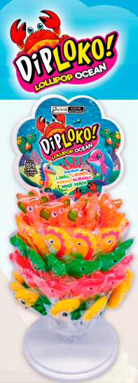 DIPLOKO LOLLIPOP OCEAN 60X15G