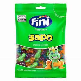 BALA DE GELATINA FINI SAPO 80GX12