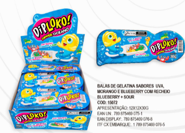 DIPLOKO  DIPPER OCEANO 12X30G